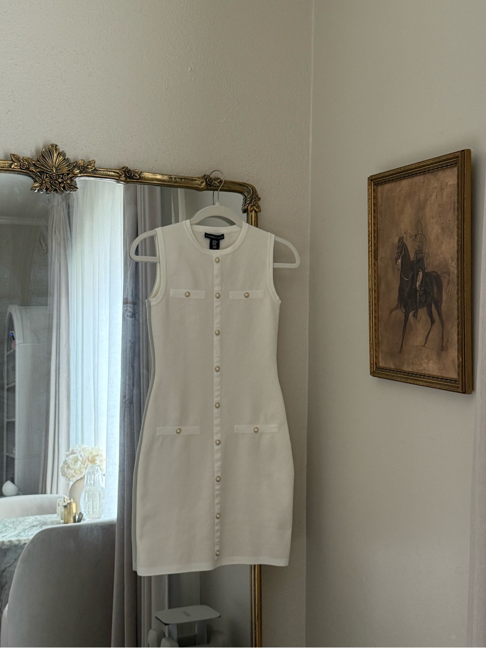 Sincerely Jules knit dress white XS